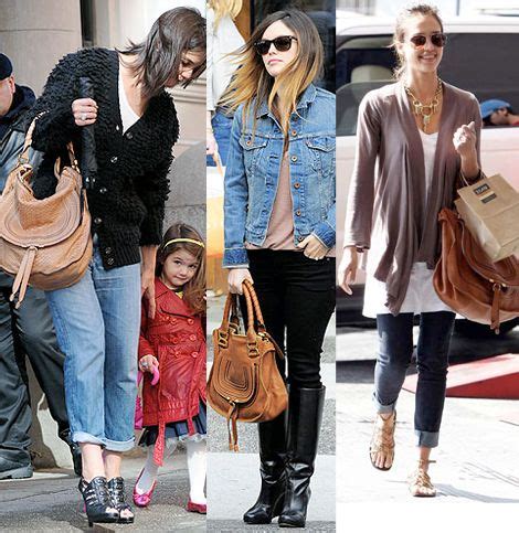 chloe marcie bag celebrities.